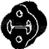 Image de Support, Silencieux Klarius 420268 Mitsubishi;Opel;Suzuki;Vauxhall;Volvo