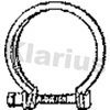 Image de Pièce De Serrage, Échappement Klarius 430635 Mercedes-Benz