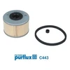 Image de Filtre À Carburant C443 Purflux Purflux C443 Dacia;Opel;Renault;Vauxhall
