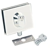 Image de Serrure basse avec cylindre chromé brillant - STREMLER - 1358.30.0
