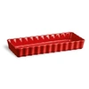Image de Tourtière rectangle rouge 36 cm - - Rouge - Céramique