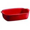 Image de Plat à four rectangle rouge 22 cm - - Rouge - Céramique