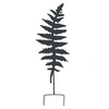 Image de Déco en métal à planter Fougère - 25x70 cm - anthracite