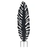 Image de Déco en métal à planter Feuille - 30x100 cm - anthracite