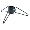 Image de Pied de sapin 3 pieds fer rond anthracite tube 7 cm