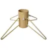 Image de Pied de sapin 4 pieds fer rond or tube 9 cm