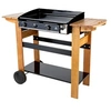 Image de Plancha à gaz ASCAIN 2 feux 6kW - Bois