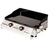 Image de Plancha gaz 2 brûleurs So Premium - 7 kW