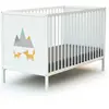 Image de Lit à panneaux renard bébé Webaby Blanc 124x64,5x82 cm 13158410 06