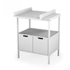 Image de At4 table a langer 1 étagere, 2 portes, plan a langer amovible