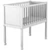 Image de -Berceau blanc 86x45x80 + matelas