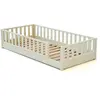 Image de JURABABY - Lit au sol enfant en bois SONHO - 90x190