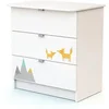 Image de Commode à langer renard bébé Webaby Blanc 79x65x92,2 cm 90358202 06