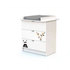 Image de Commode bébé en bois 3 tiroirs plan à langer PANDA