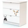 Image de Commode à langer panda bébé Webaby Blanc 79x65x92,2 cm 90358202 07