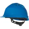Image de Casque de sécurité à cliquet à molette à rotor ventilé Delta Plus Quartz Up IV bleu