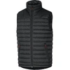 Image de Gilet doudoune sans manche en polyamide ripstop enduit PU noir/rouge TS - - GDOONNRPT