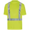 Image de T-shirt à manches courtes haute visibilité Delta Plus Comet jaune, taille L