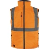 Image de Gilet sans manche réversible HV orange/bleu marine TL - - FIDJ3HVORGT