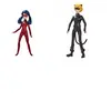 Image de Pack de 2 poupées Ladybug et Chat Noir 26 cm