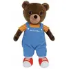 Image de Peluche Jemini Petit Ours Brun 32 cm Bleu 32 cm 021704