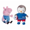 Image de Peluche Georges Jemini T'choupi & Peppa Pig (x2) Multicolore 17 cm 024261