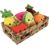 Image de Peluches fruits et legumes Jemini Fruity's (x6) Multicolore 17 cm 024144