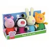 Image de Peluches Peppa Pig Coffret Peppa et ses amis 4 pièces