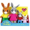 Image de Coffret Peluche Trotro et Famille 15 cm Trotro sa maman son papa et sa petit