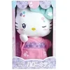Image de Hello Kitty Kimono Kawai Peluche +- 22 Cm - - Version Kawai Avec Kimono Rose Et Tongs.