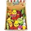 Image de Surprise market contenant chacune des fruits et legumes differents en peluche Jemini (x18) Multicolore TU 024559