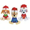 Image de Lot de 3 peluches Pat'Patrouille Noël Chase Stella Marcus 17 cm