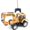 Image de Engins De Chantier - Camion Pelleteuse A Chenille - Jaune - Metal - 1:24 - Vehicule Telecommandee Pour Enfant