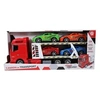 Image de Camion de transport friction avec 4 voitures de sport Modèle aléatoire