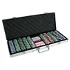 Image de Mallette alu poker 500 jetons 56 x 23 cm