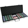 Image de Mallette Poker Aluminium Multicolore 500 Jetons Pour Enfant - Jouet D'imitation
