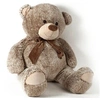 Image de Peluche - Clément, l'ours marron - 60 cm