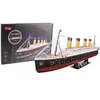 Image de Puzzle 3D lumineux - Bateau Titanic - Jeu de construction - EXPLORA - 266 pieces - Des 8 ans