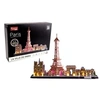 Image de Puzzle 3D lumineux - Monuments De Paris - Jeu de construction - EXPLORA - 115 pieces - Des 8 ans