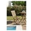 Image de HARRIS - Ensemble de 2 chaises de jardin Java en bois Teck