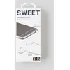 Image de Écouteurs filaires TNB Sweet Jack, blancs, câble plat anti noeuds, micro intégré