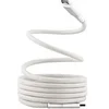 Image de T'nB - Câble USB - 24 pin USB-C (M) pour 24 pin USB-C (M) - 1.5 m - manchon magnétique - blanc