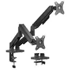 Image de ERGO - Double support mécanique pour moniteur - noir