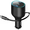 Image de Chargeur Allume-cigare Avec Câble Usb-c Rétractable