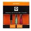 Image de Adaptateur 1 jack mâle 3,5mm / 2 jack femelle 3,5mm