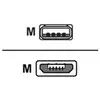 Image de WE - Câble USB - Micro-USB de type B (M) pour USB (M) - 1 m - or