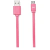 Image de We connect Câble USB/Micro USB 1 m Fuchsia