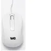 Image de Souris filaire 1200DPI , USB, longeur câble 1.5m finition métallique blanche
