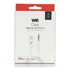 Image de WE - Câble Lightning vers jack pour casque - Lightning mâle pour jack mini mâle - 1 m - Certifié MFI