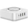 Image de Chargeur secteur 3 ports USB-A 1 port USB-C 1 socle sans-fil 32W Power Delivery QC 3.0 Blanc